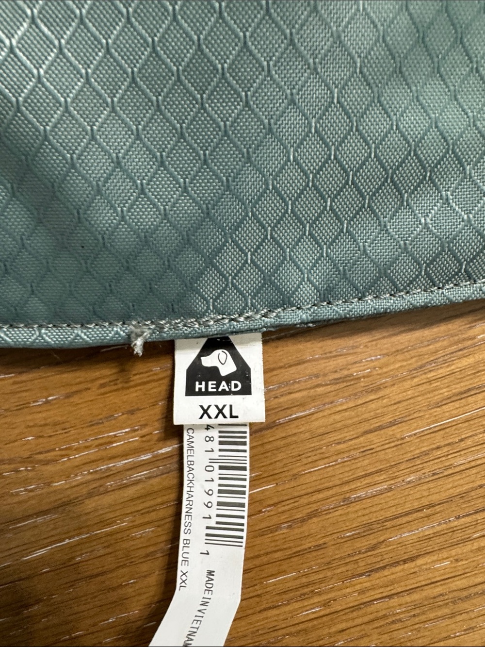 Arcadia Teal & Blue Adjustable Dog Harness with Front Storage - Picture 3 of 3